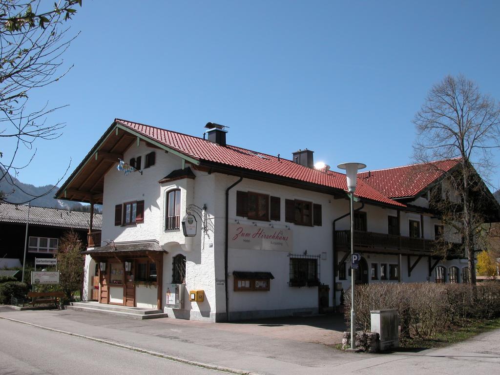 Hotel-Restaurant Zum Hirschhaus Ruhpolding Exterior foto